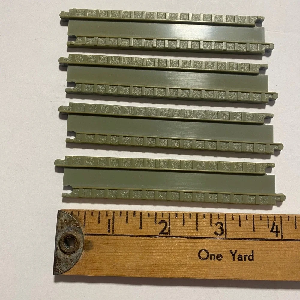 Galoob Micro Machines Train Set Vintage Oval Track 17pc Passenger Train